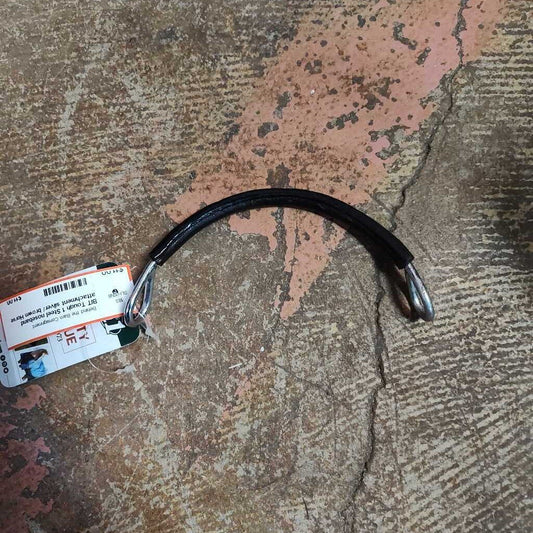 Steel noseband attachment