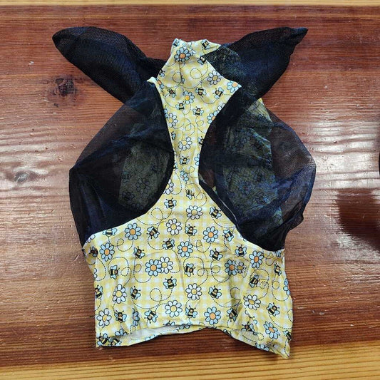 Lycra pull on fly mask with ears