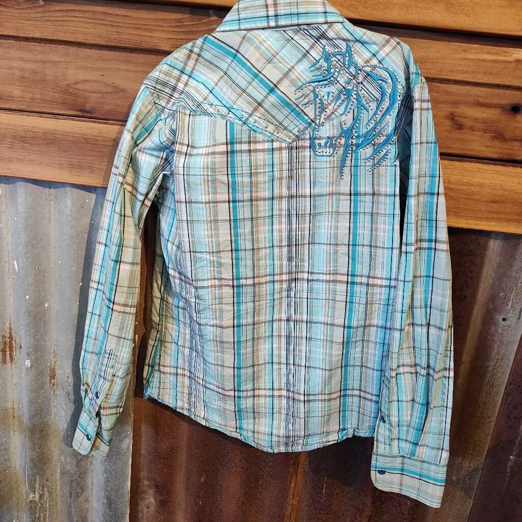 Long sleeve snap down