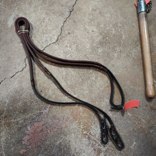 Rubber grip reins