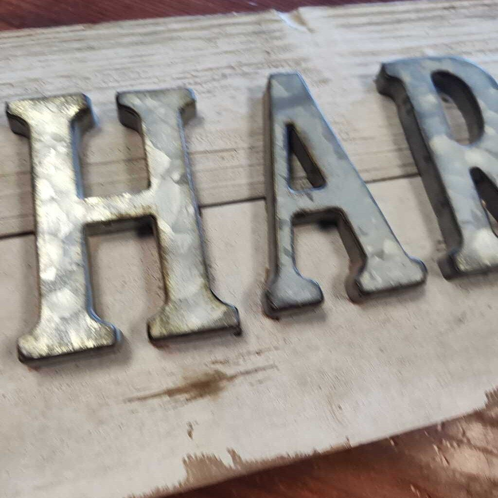 Wood and tin " Farm Charm"
