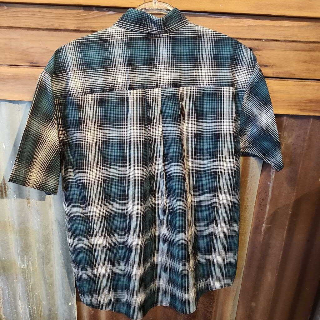 S/S button down check