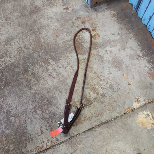 Rolled leather comp reins