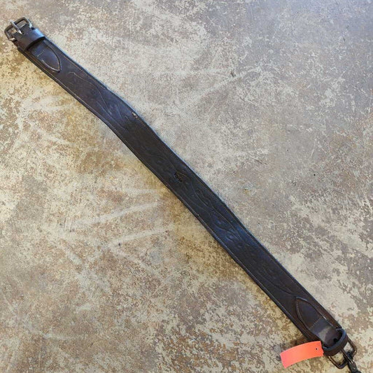 Leather back cinch