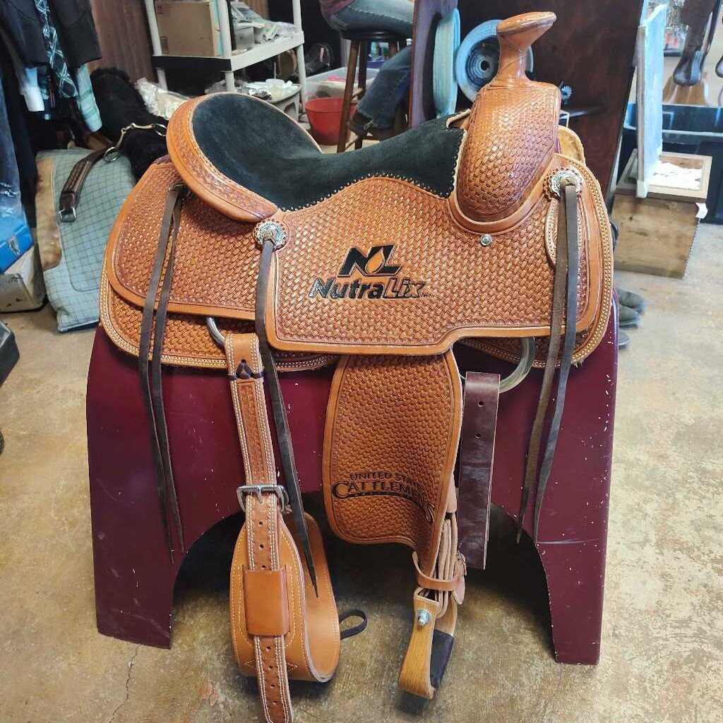 New- Trophy saddle "United states Cattlemans"