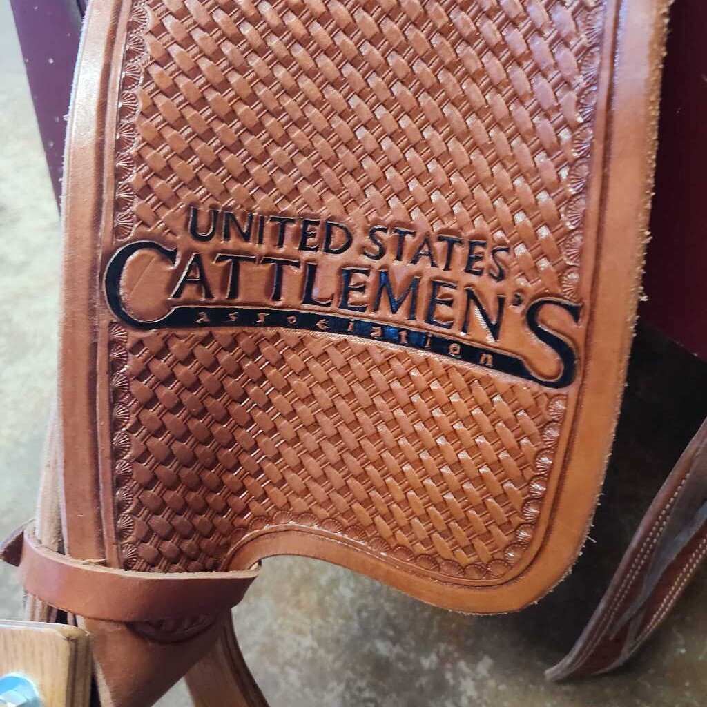 New- Trophy saddle "United states Cattlemans"