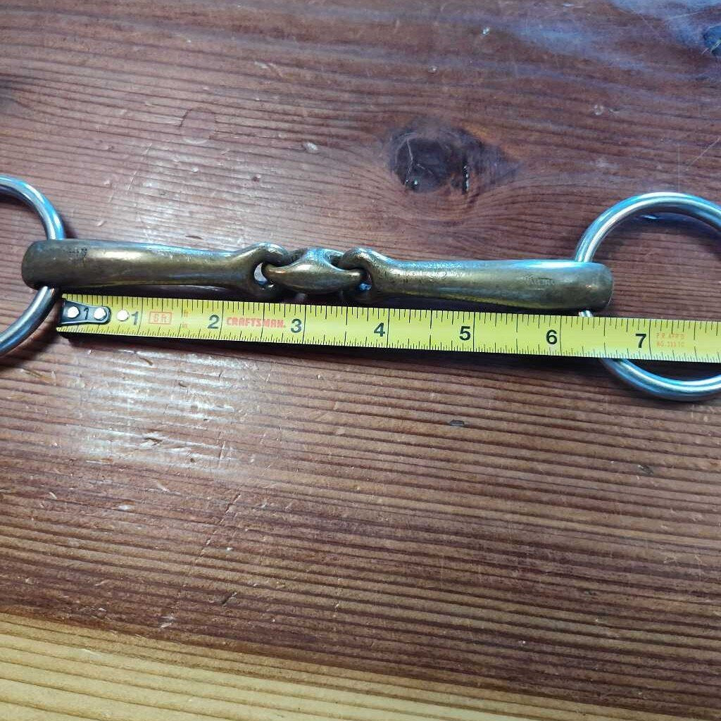 French link loose ring snaffle
