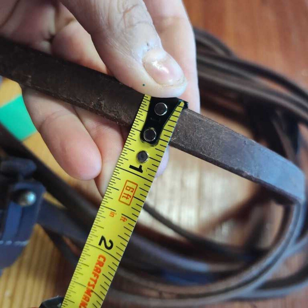 Leather draw reins