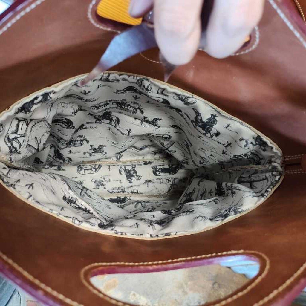 Fringe purse