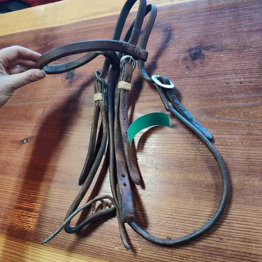 Browband style -rawhide detail