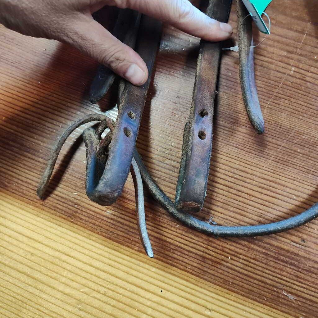 Browband style -rawhide detail