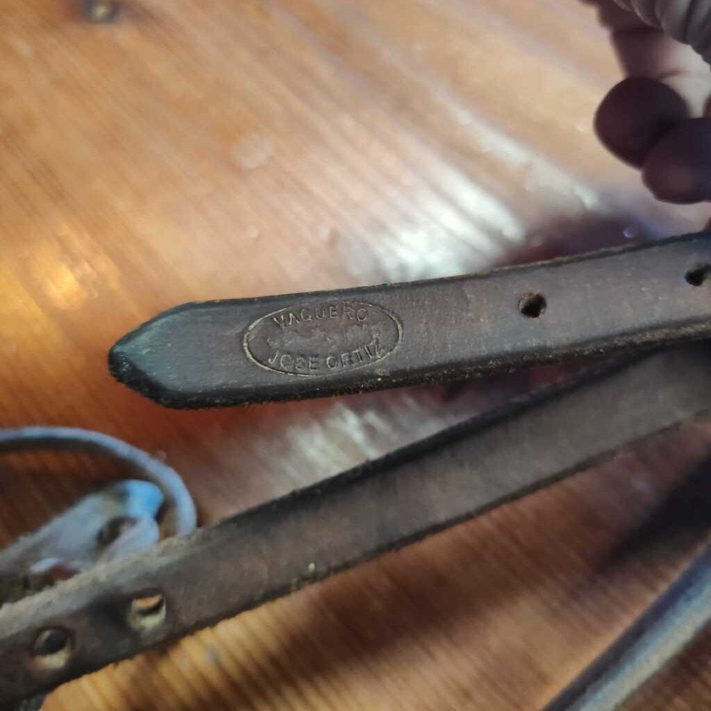 Browband style -rawhide detail