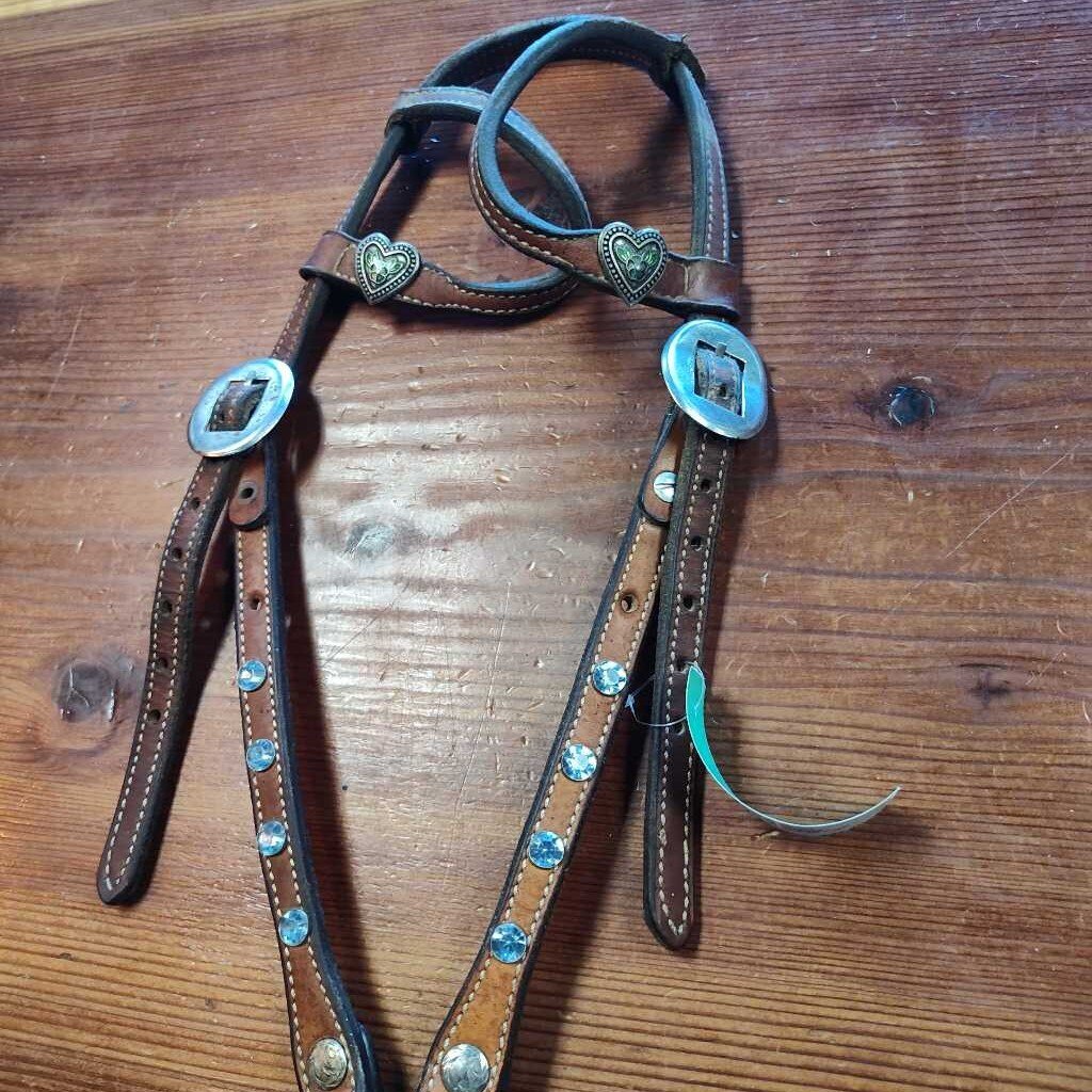 double ear with gems