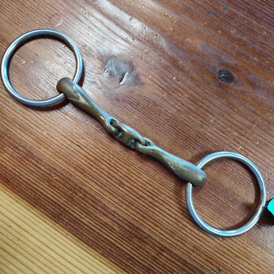 Loose ring snaffle 3 piece