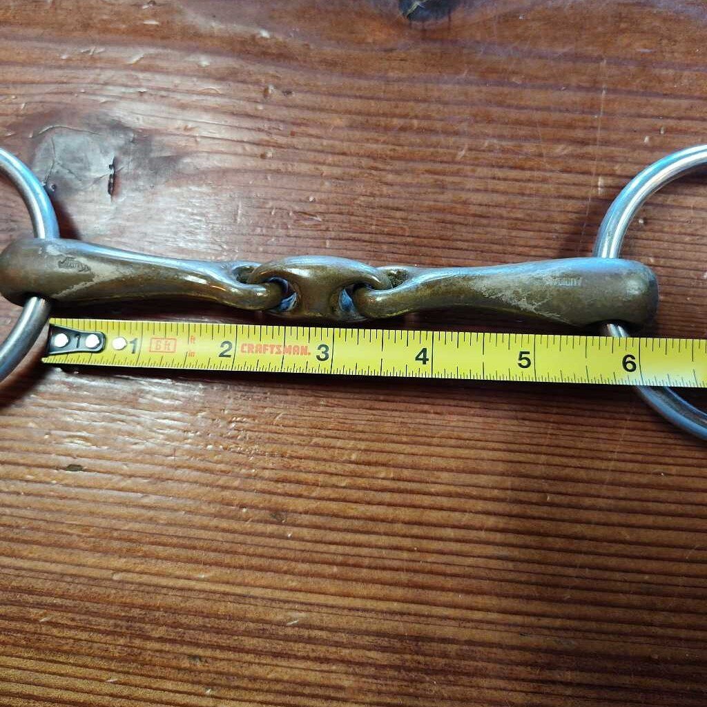 Loose ring snaffle 3 piece