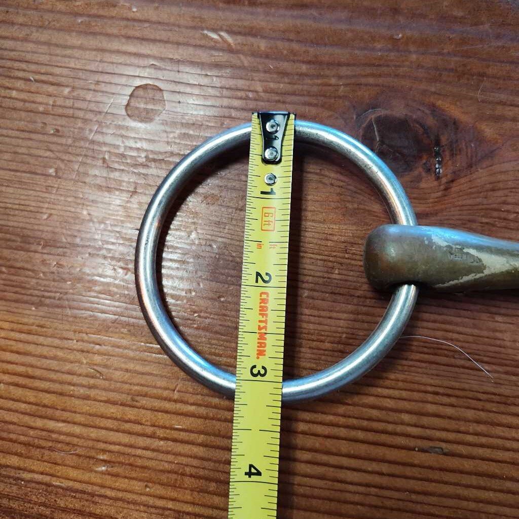 Loose ring snaffle 3 piece