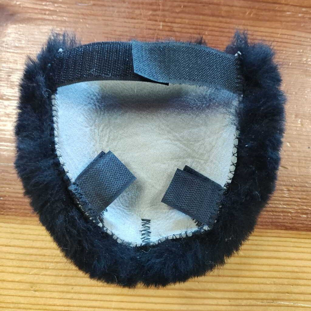 Girth end fleece covers Real fleece