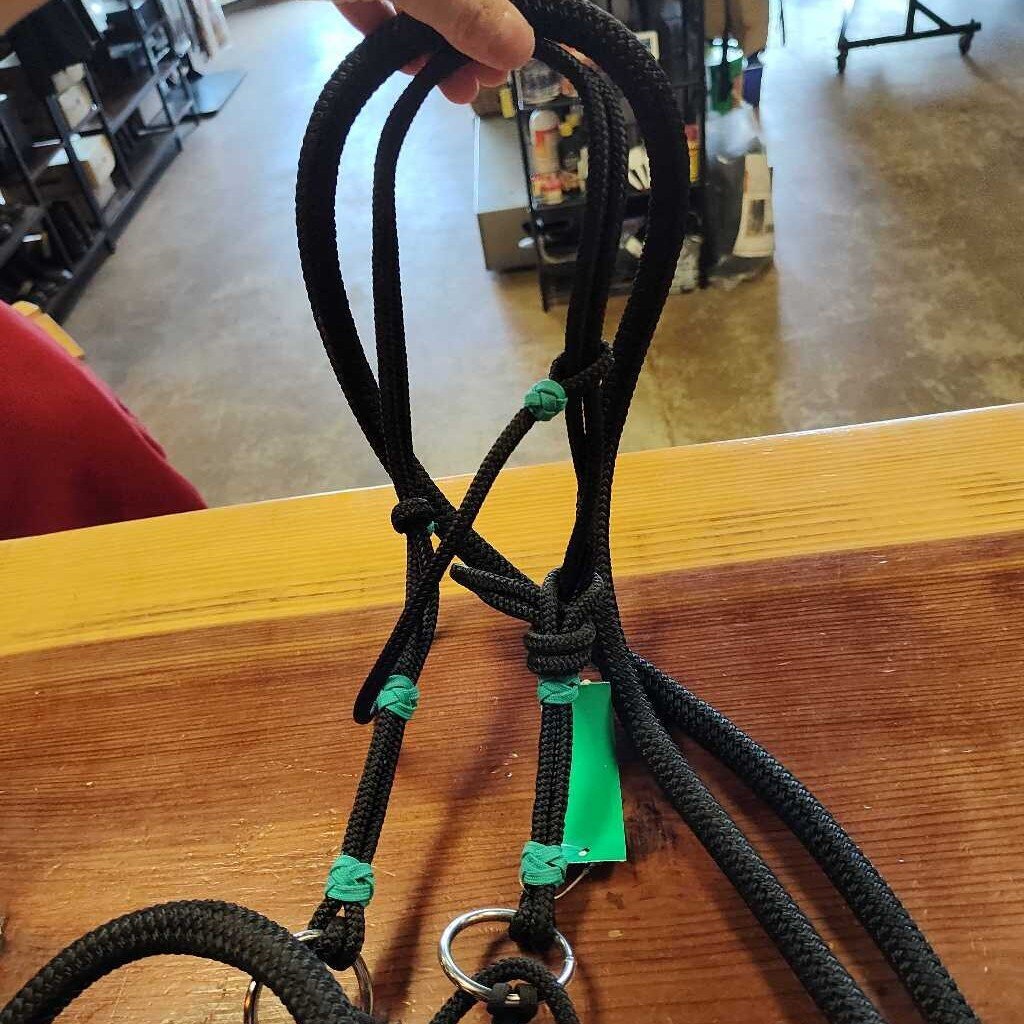 Yacht rope and rope bridle- bitless