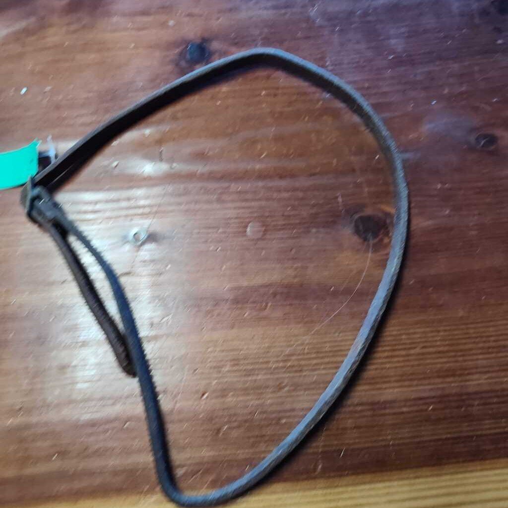 Used leather throat latch