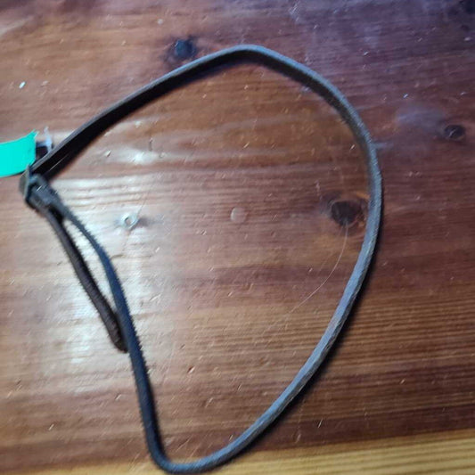 Used leather throat latch