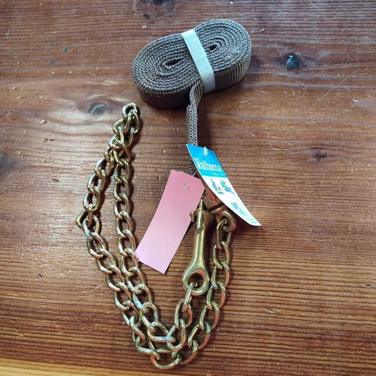 Nylon lead with stud chain