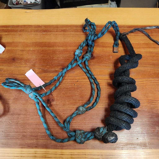 rope halter with lead
