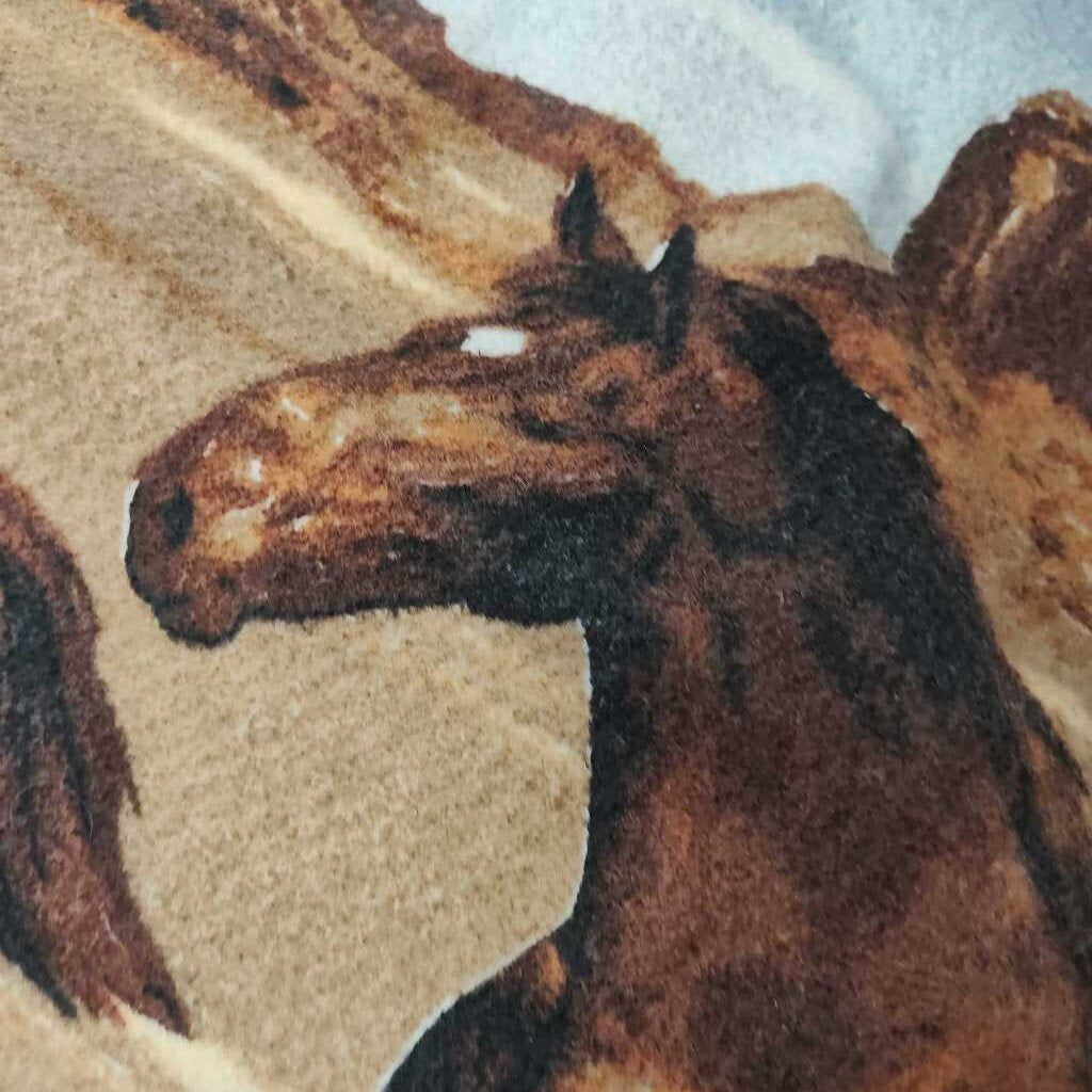 Horse theme blanket