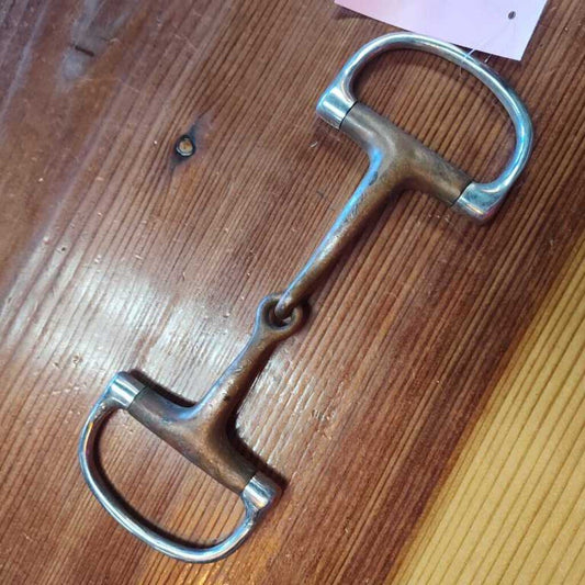 D ring snaffle- copper mouth