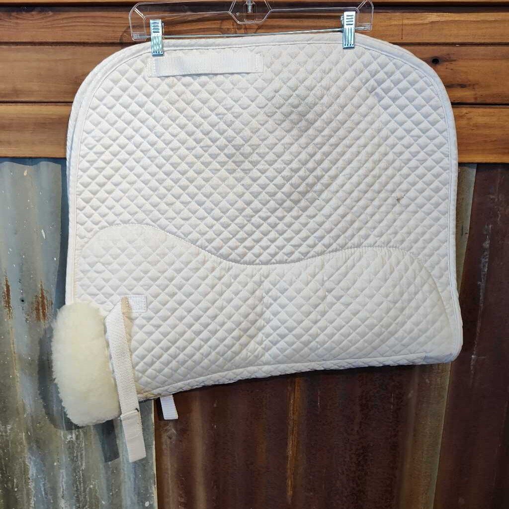 Quilted with real sheepskin