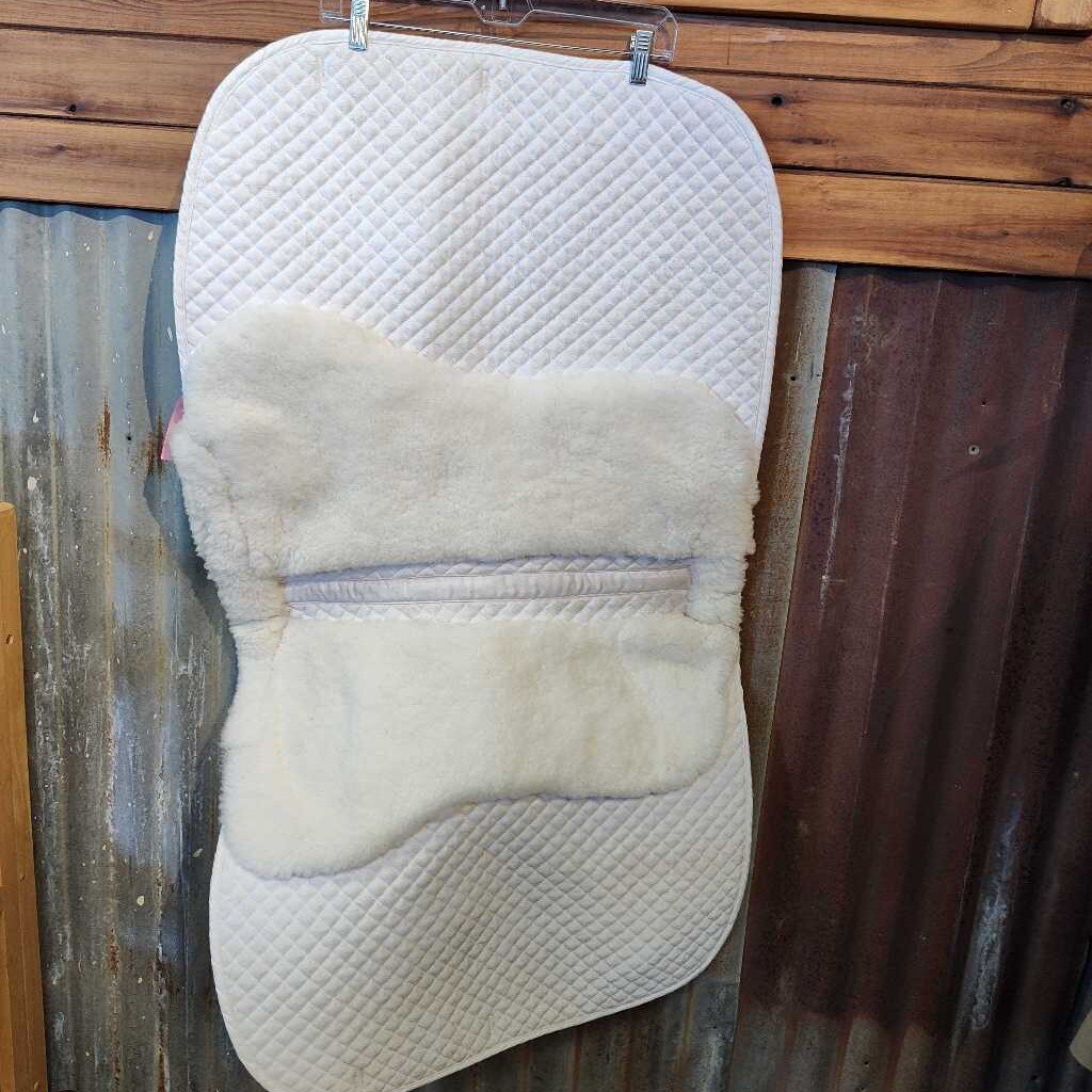 Quilted with real sheepskin