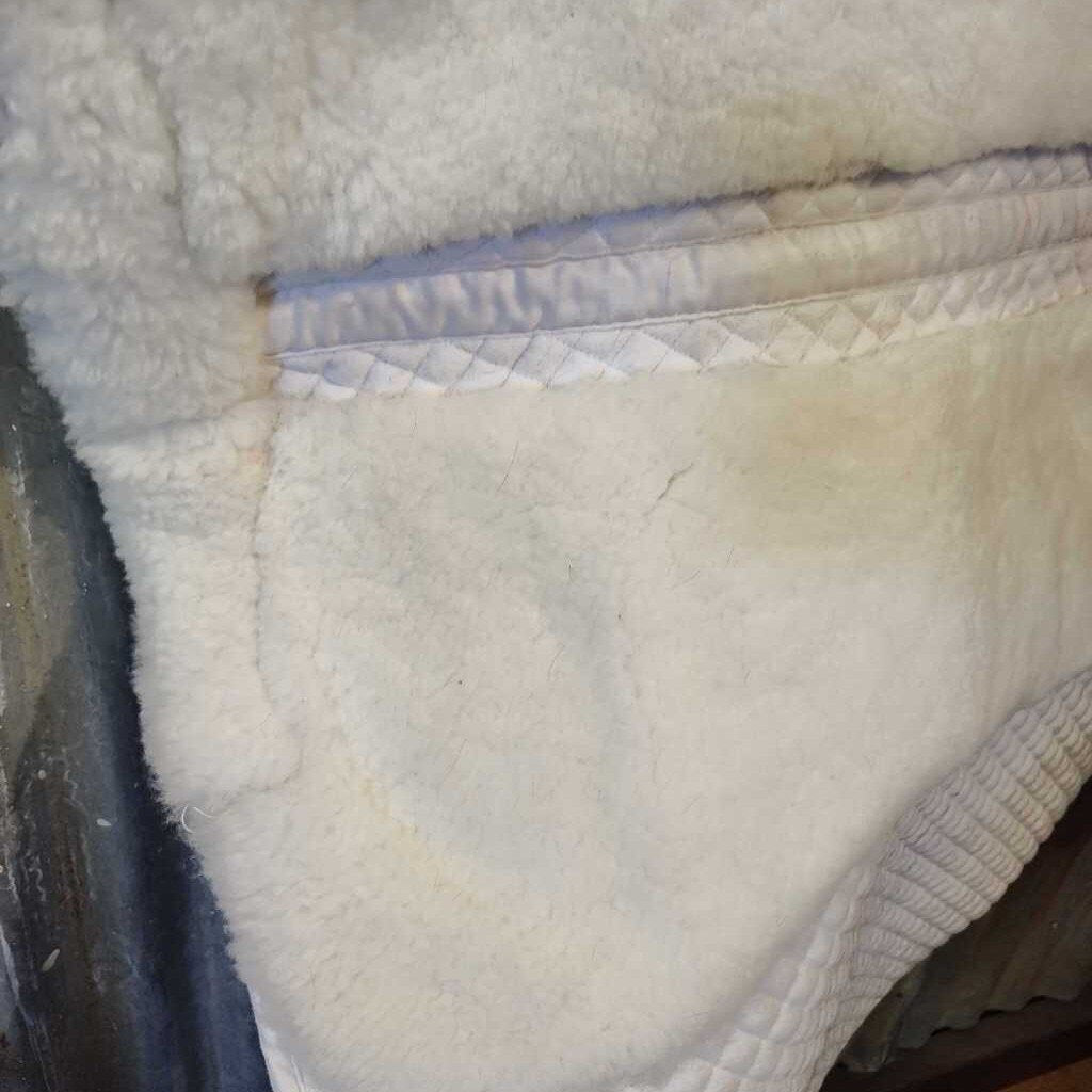 Quilted with real sheepskin