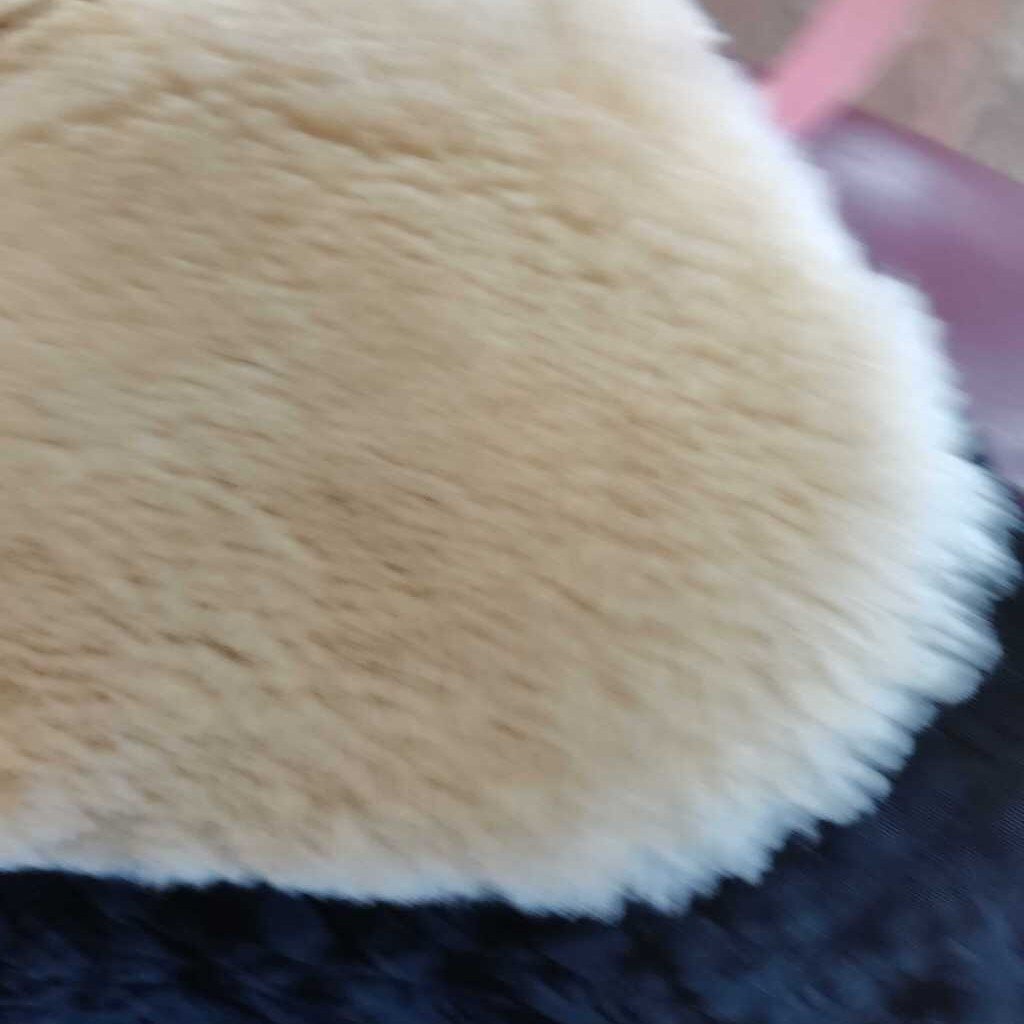 Quilted with real sheepskin