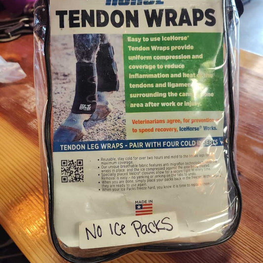 2 tendon wraps ice boots (no icepacks)