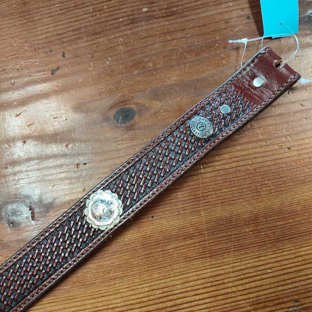 Basket weave and conchos