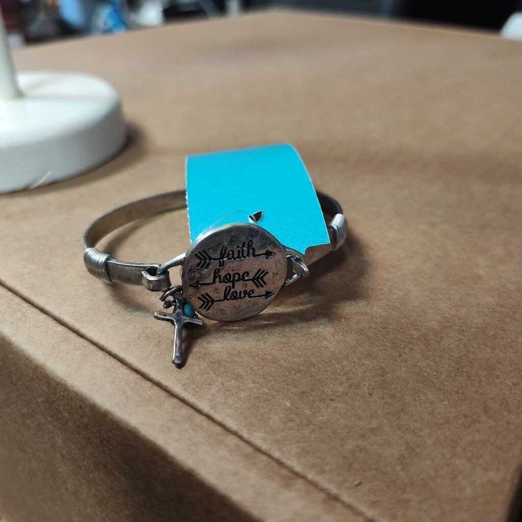 Bracelet- faith, hope,love