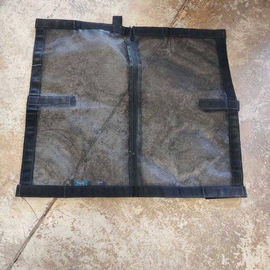 Trailer window screen- velcro