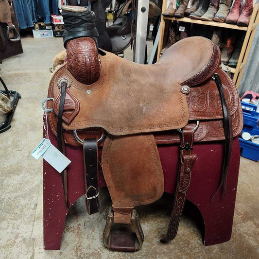 Roping saddle- set