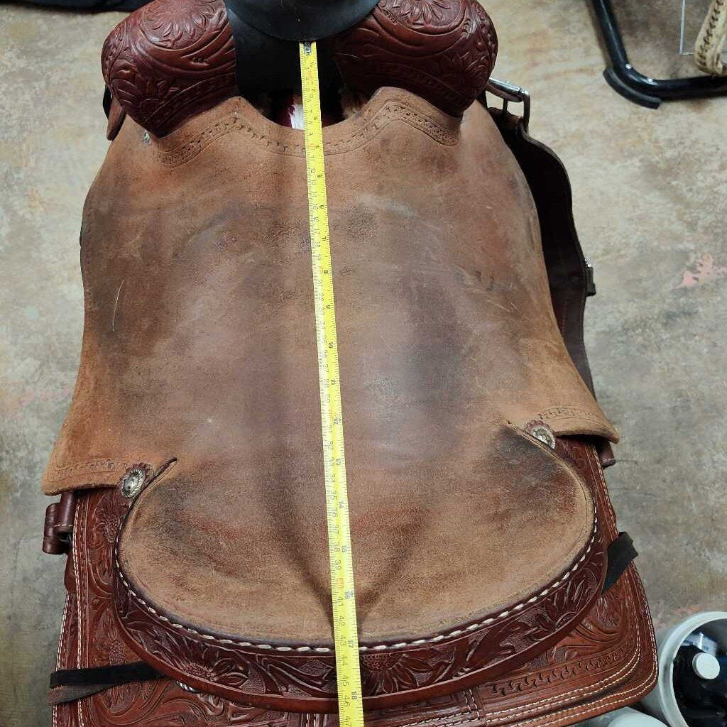 Roping saddle- set