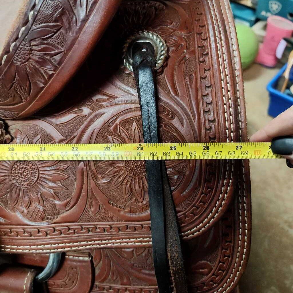 Roping saddle- set