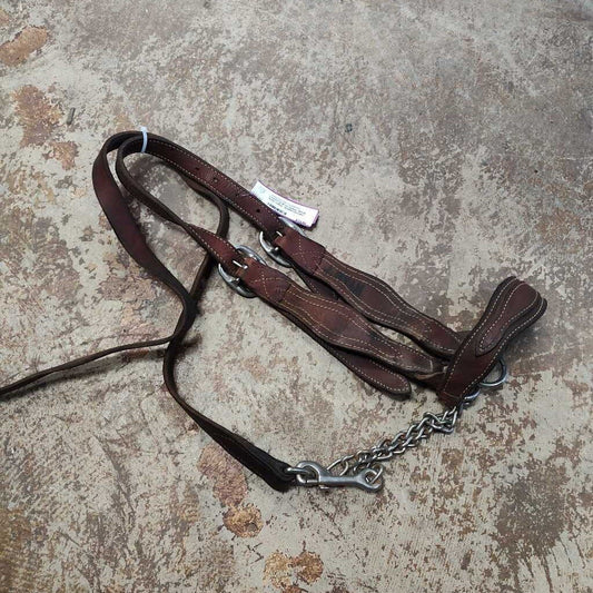 Show steer halter- leather