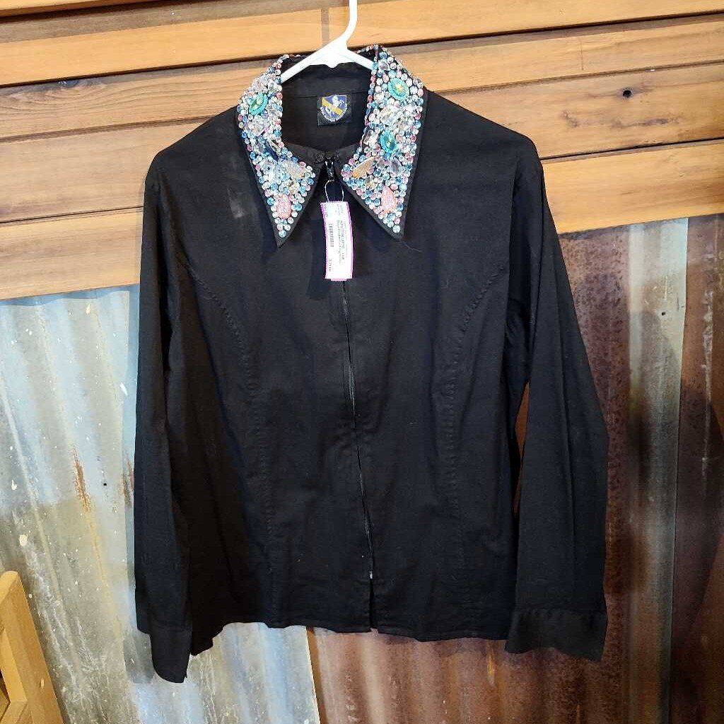 long sleeve bling collar bling