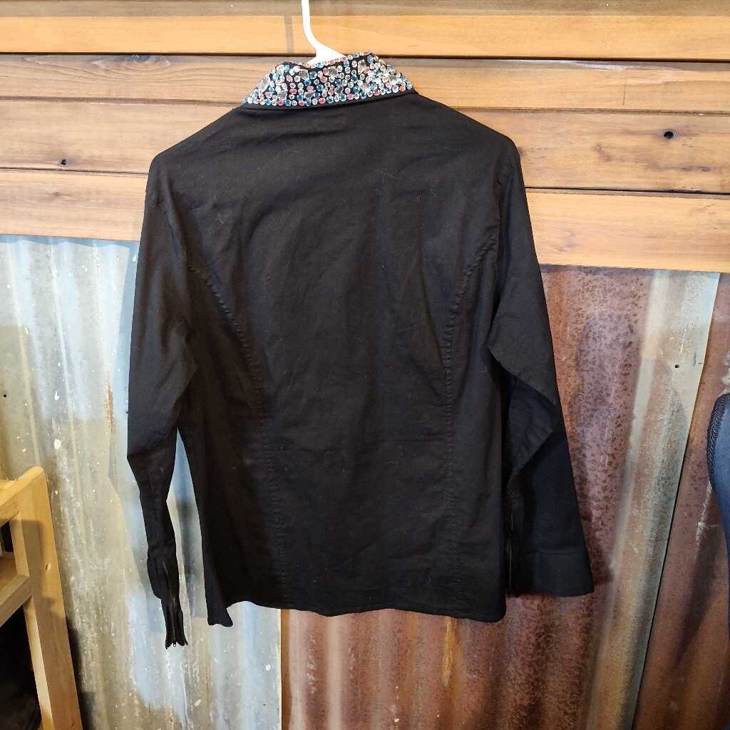 long sleeve bling collar bling