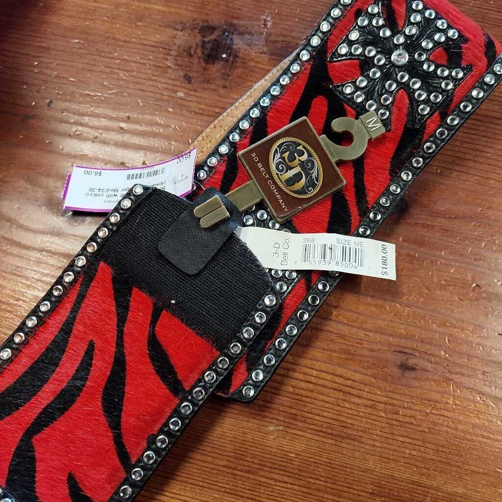 WIDE belt with velcro closure