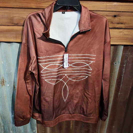 thin western quarter zip