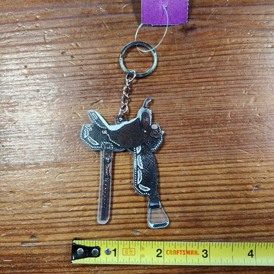 Saddle keychain