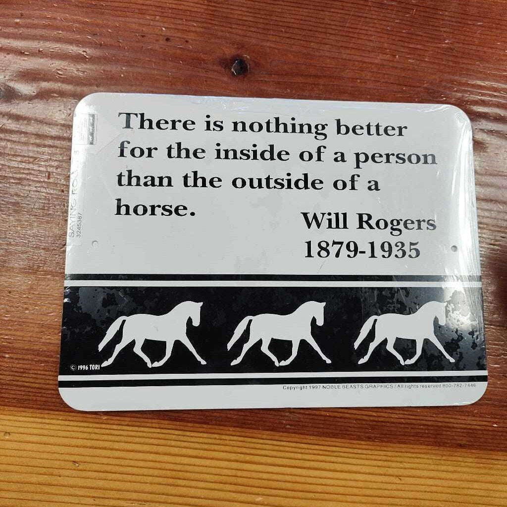 "there is nothing better..."