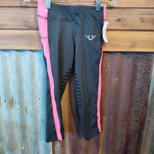 Pull on leggings knee patch