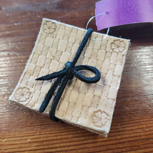 Leather coasters (set of 4)
