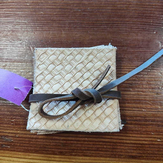 Leather coasters (set of 4)