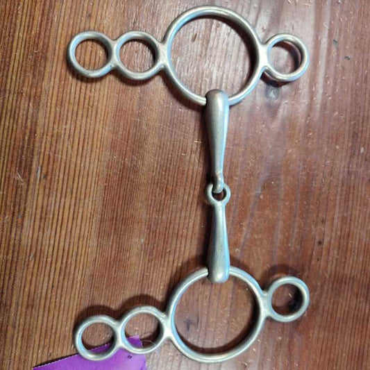 3 ring gag snaffle-plastic